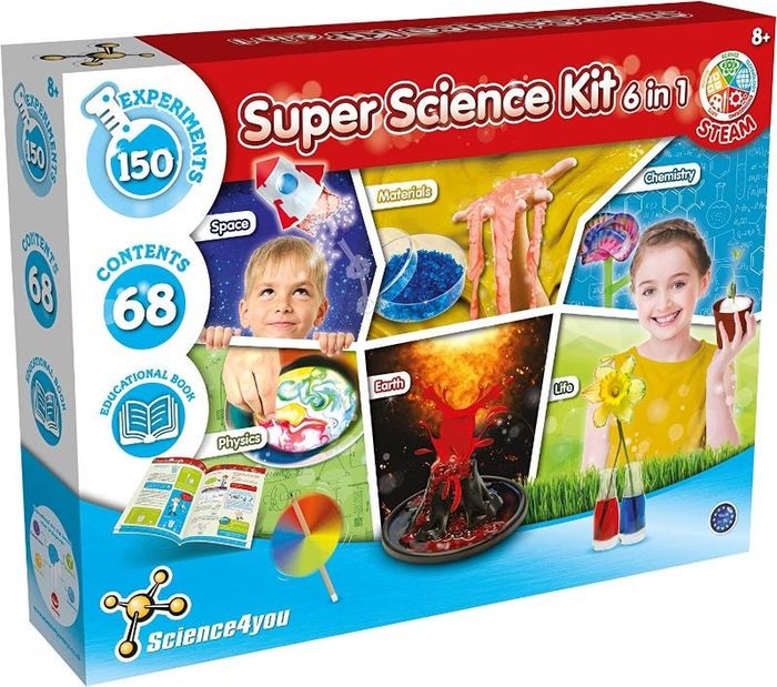 Super Science kit 6 en 1 NEUF