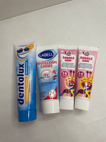 Lot dentifrice enfants 