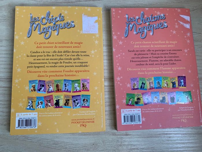 Lot de deux livres chiots et chatons magiques - photo numéro 2