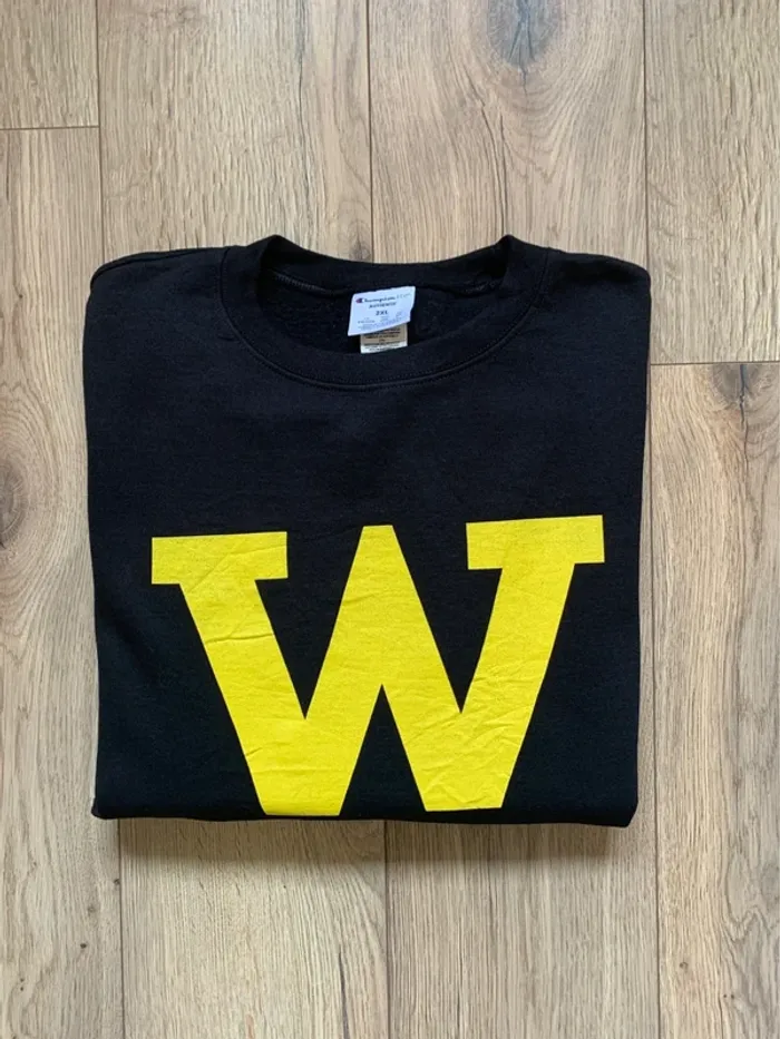 Sweat Champion Authentique Noir Taille XXL