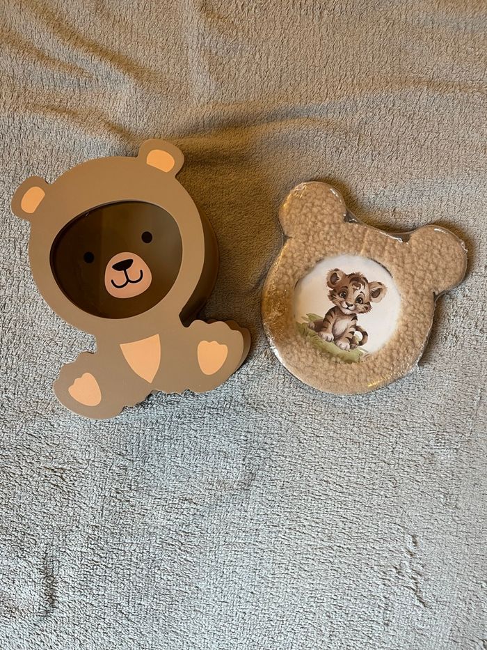 Tirelire et cadre ourson bébé - photo numéro 2