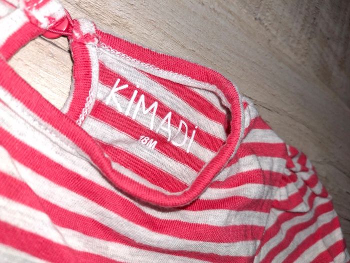 Tee shirt manche courte fille 18 mois - photo numéro 2