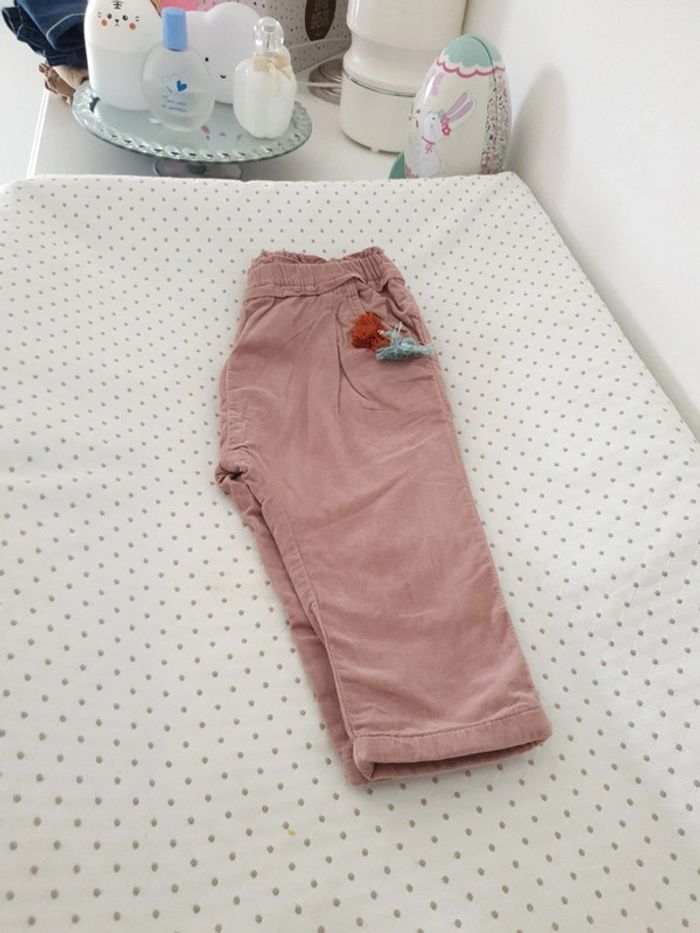 Pantalon zara velours bébé fille
