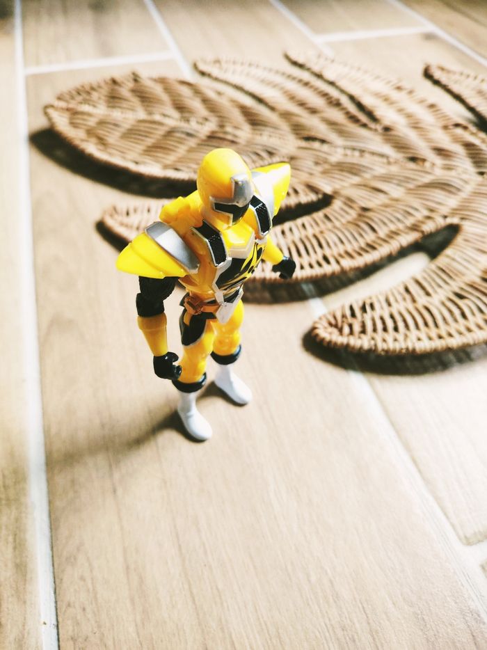 🙅 Power rangers ninja steel figurine Maître Ninja du ranger jaune marque Bandai - photo numéro 3