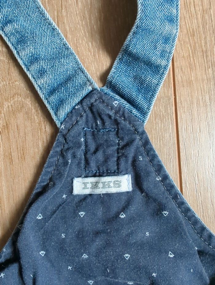 Ensemble salopette jean Tshirt garçon IKKS 18 mois - photo numéro 5