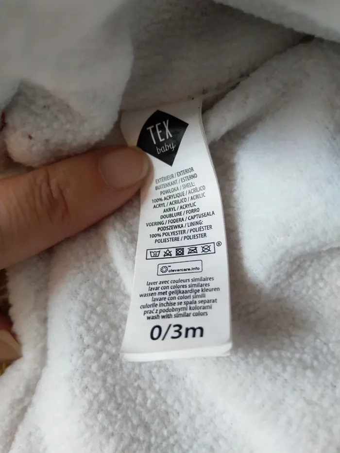 Bonnet bien chaud nourrisson Tex taille 0-3mois - photo numéro 4