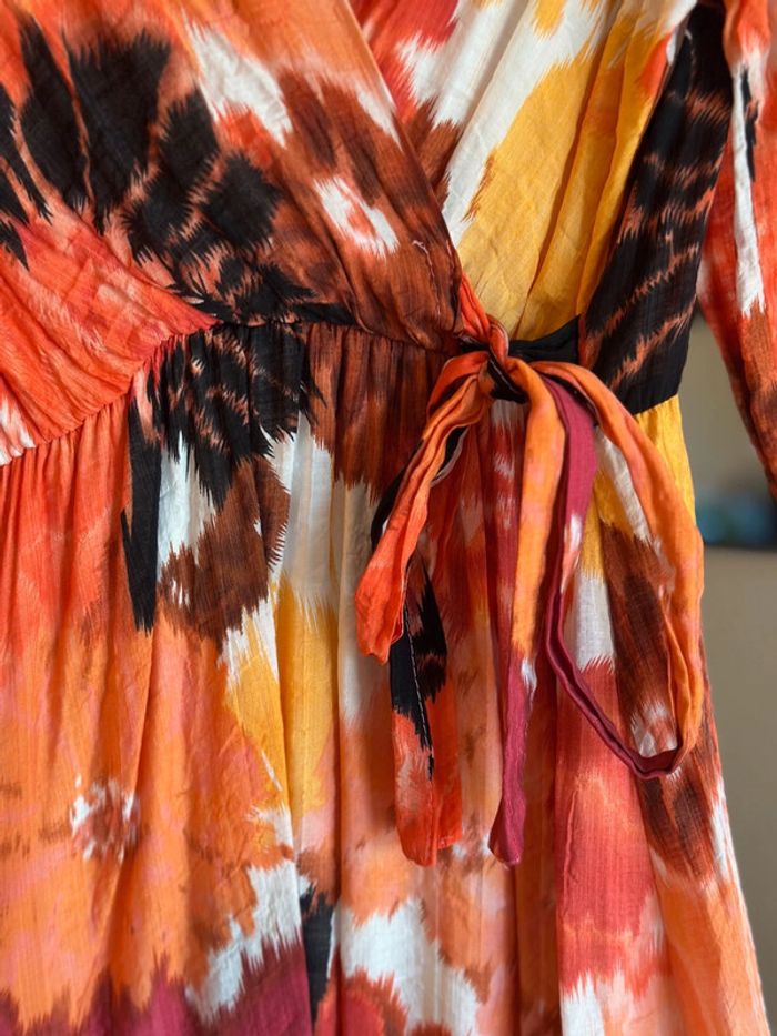 Robe imprimé tie & dye multicolore – Season – Taille S – Neuve - photo numéro 3