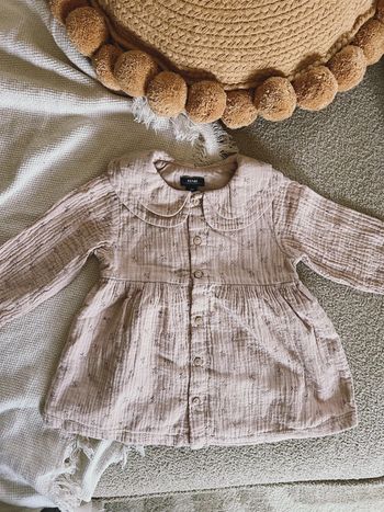 Robe gaz de coton motif cerise kiabi