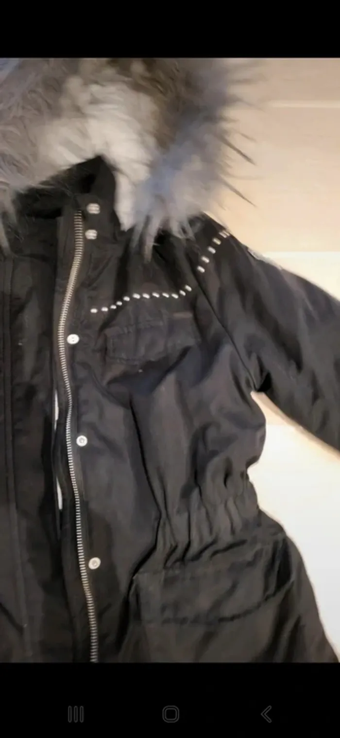 Parka+doudoune chaude fille - photo numéro 3