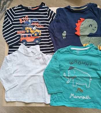 Lot de 4 T-shirts manches longues