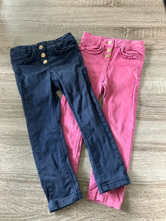 Lot 2 pantalons skinny