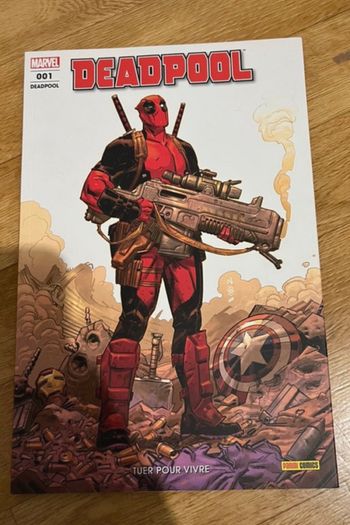 Livre Bd Comics Deadpool Tuer pour vivre