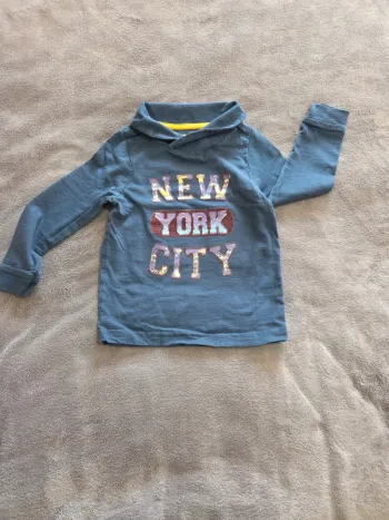 Tee-shirt manches longues col roulé 🌸 3 ans