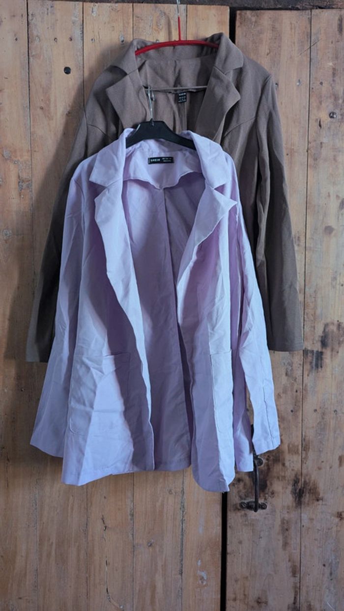 Les 2 vestes de tailleur Shein 10 €