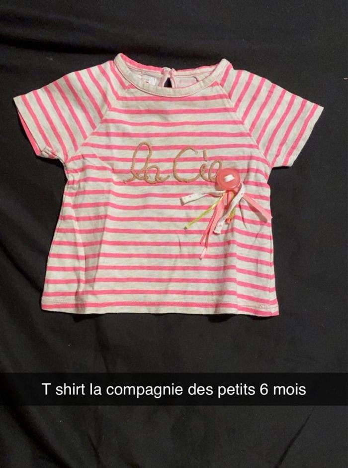 T shirt manche court la compagnie des petits  6 mois