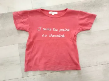 Tee Shirt - Placard de fille - 6 ans
