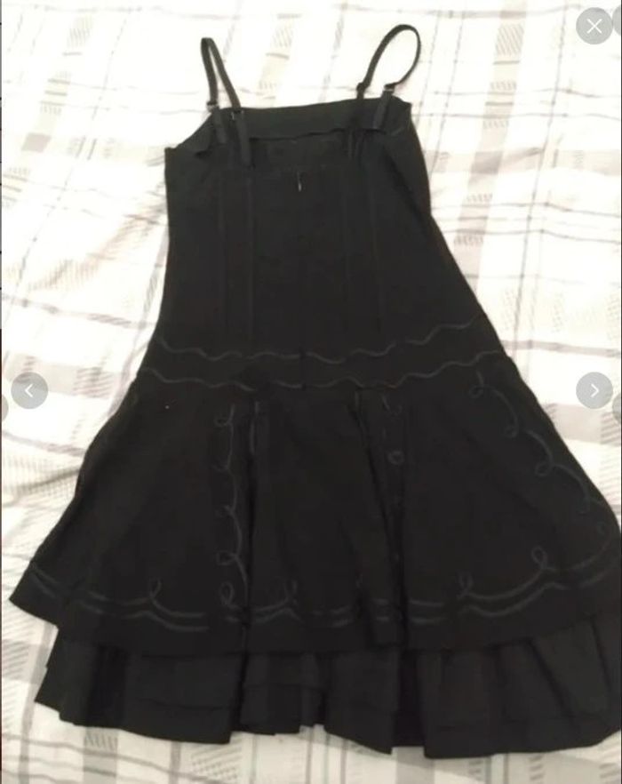 Robe noire cocktail t 38 40 - photo numéro 5