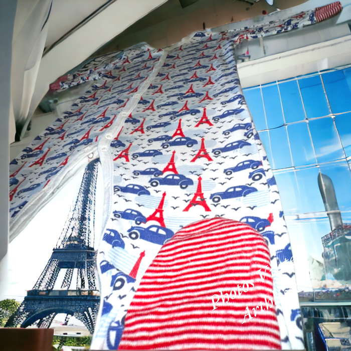 Dors-bien Paris Petit Bateau 12 mois TBE (10€) - photo numéro 2