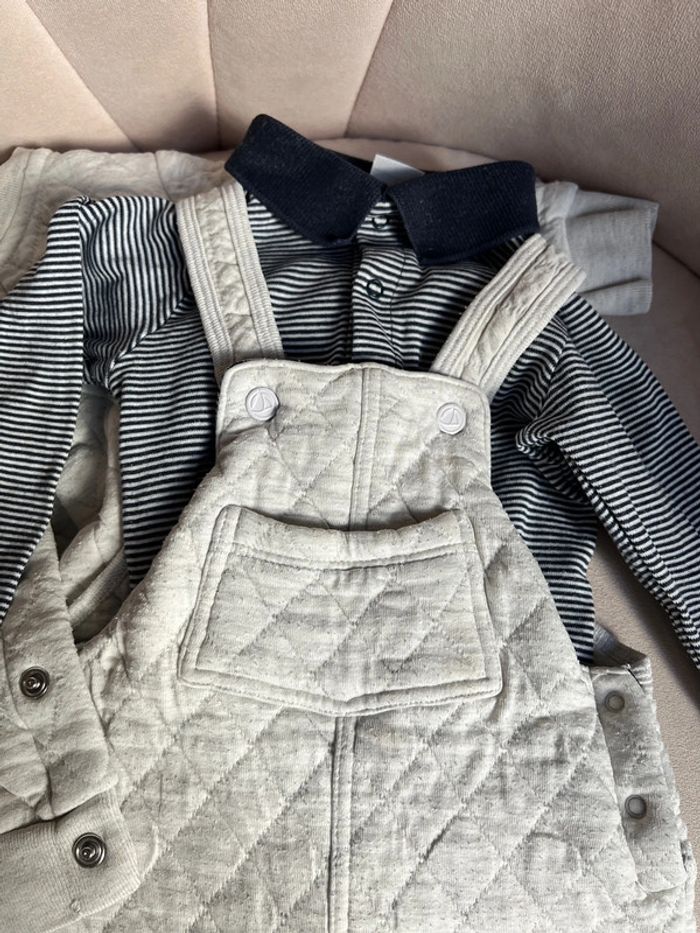 Ensemble 3 pièces molletonné 18 mois - Petit Bateau - photo numéro 3