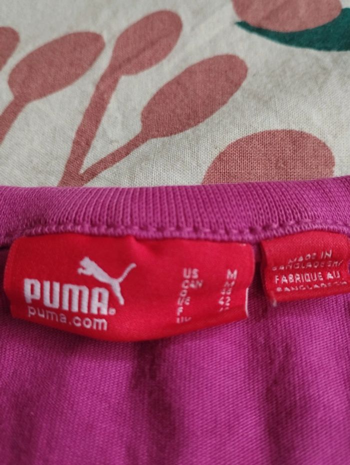 Tee shirt femme de sport puma fushia M - photo numéro 2