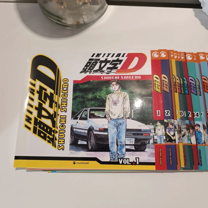 Manga initial D jaquettes Crunchyroll tomes 1 à 46 - photo numéro 2