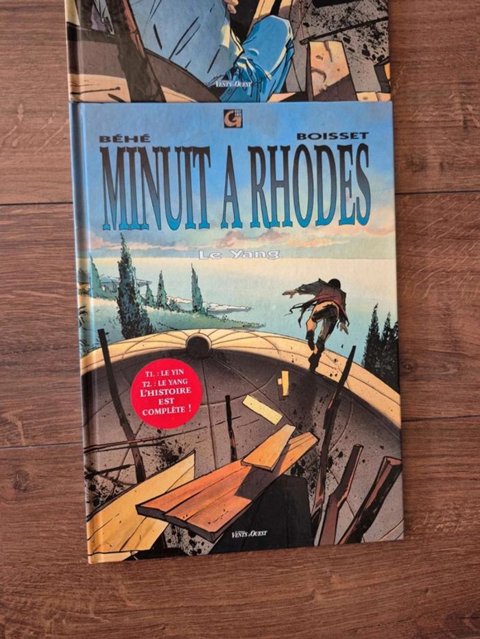 Lot de 2 bandes dessinées Minuit à Rhodes - photo numéro 3