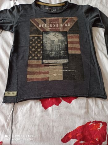 T shirt mL Gris fonce 10 ans