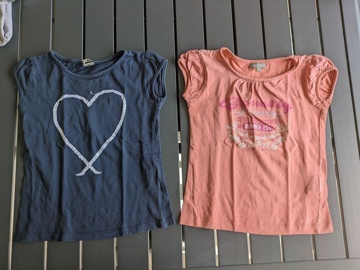 Lot 5 T shirts fille 4 ans - photo numéro 3