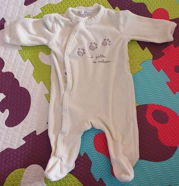 Pyjama velours 3 mois