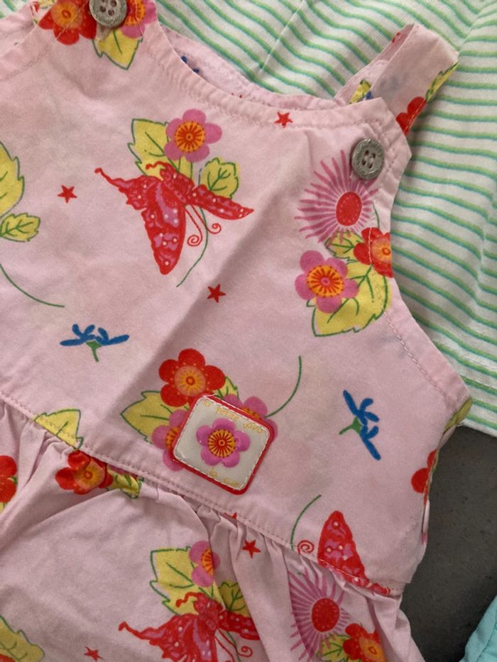 Lot ensemble vêtement bébé fille 6 mois été robe - photo numéro 3