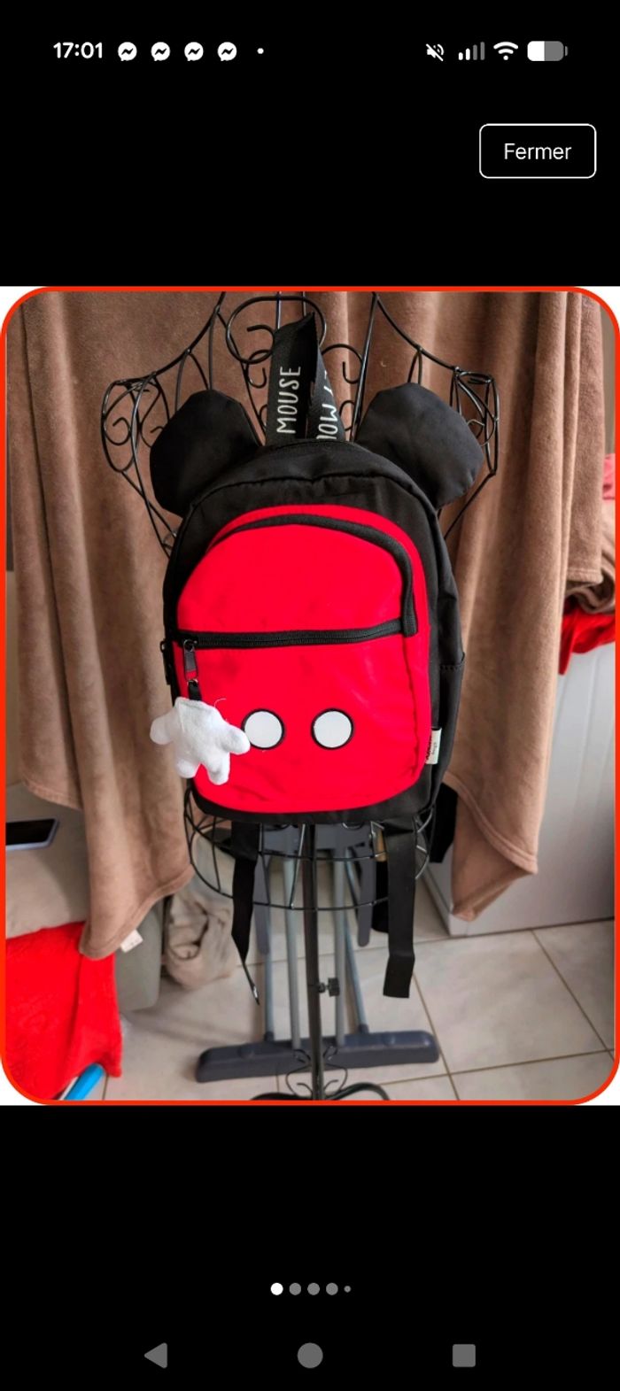 Petit sac à dos Mickey Mouse zara x disney - Neuf