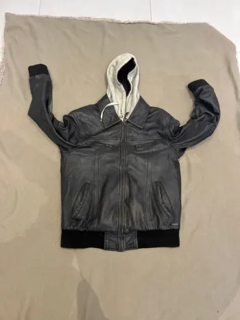 Blouson en cuir Teddy smith