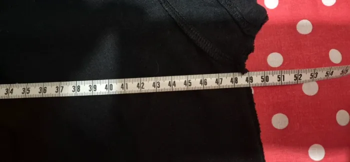 Robe d'été uni noir 100% coton. - photo numéro 6