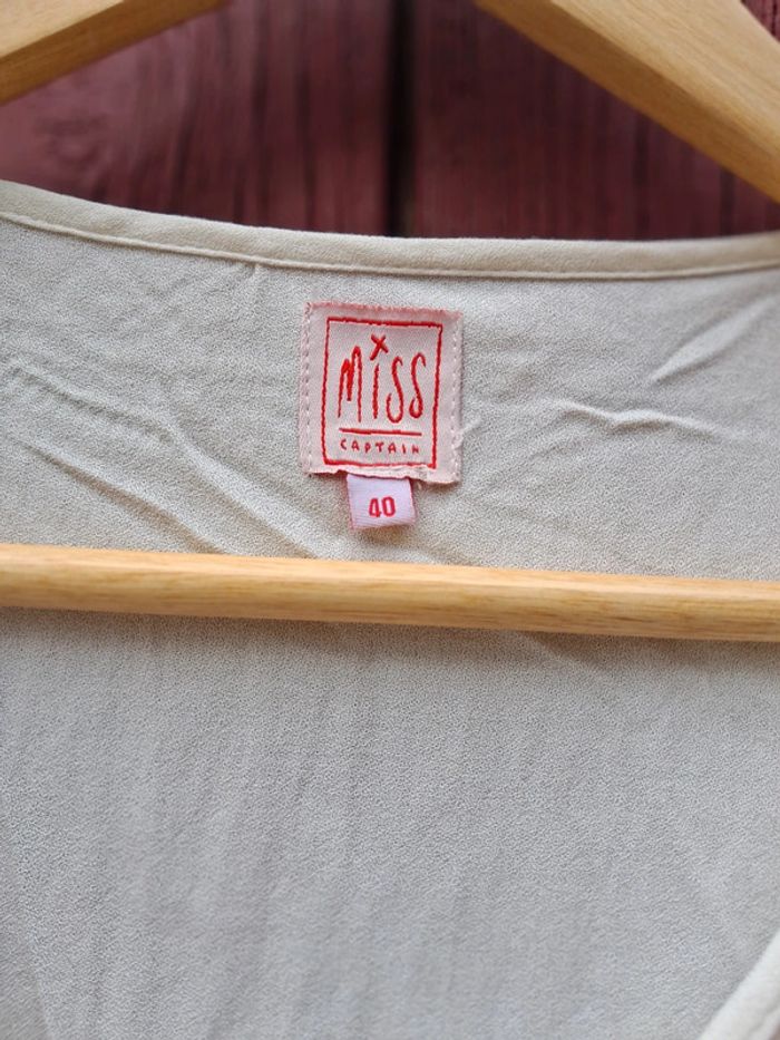 Blouse manches longues Miss Captain taille 40 - photo numéro 4