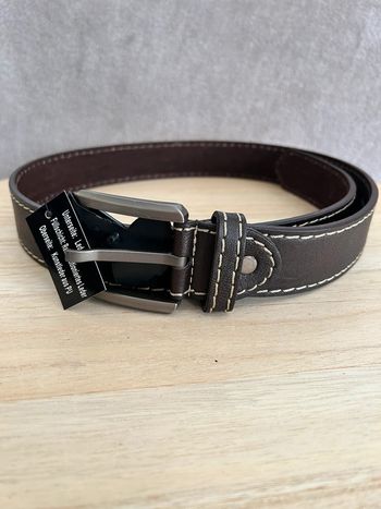 Ceinture en cuir marron taille 95 cm