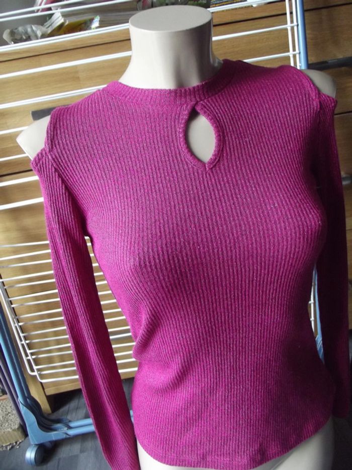 haut épaules dénudées cache cache 36 neuf - photo numéro 2