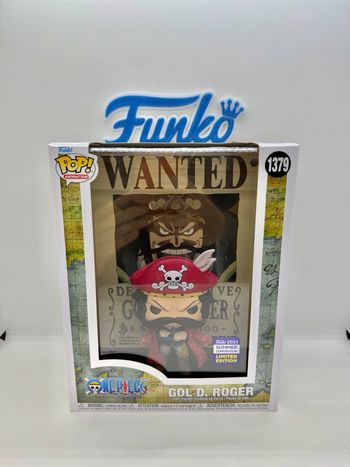 Funko Pop Cover Wanted One Piece Gol D Roger 1379 Summer Convention 2023