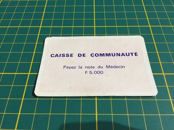 Payez la note carte caisse de communauté pièce détachée Monopoly Miro Parker company #A63
