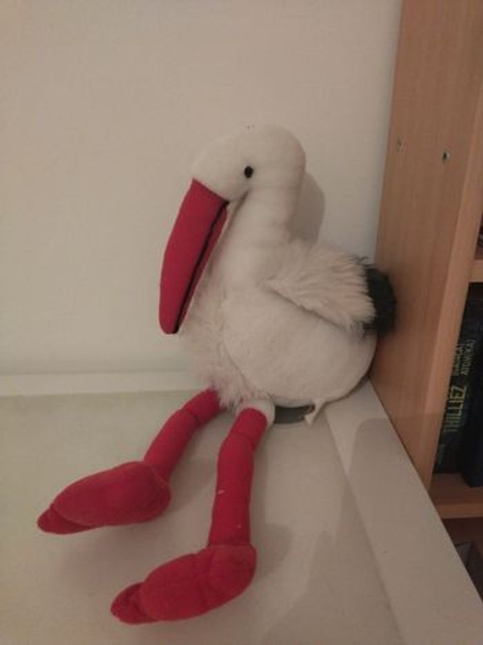 Peluche Cigogne