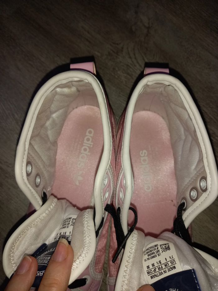 basket montante nizza adidas originals rose pointure 38 - photo numéro 6