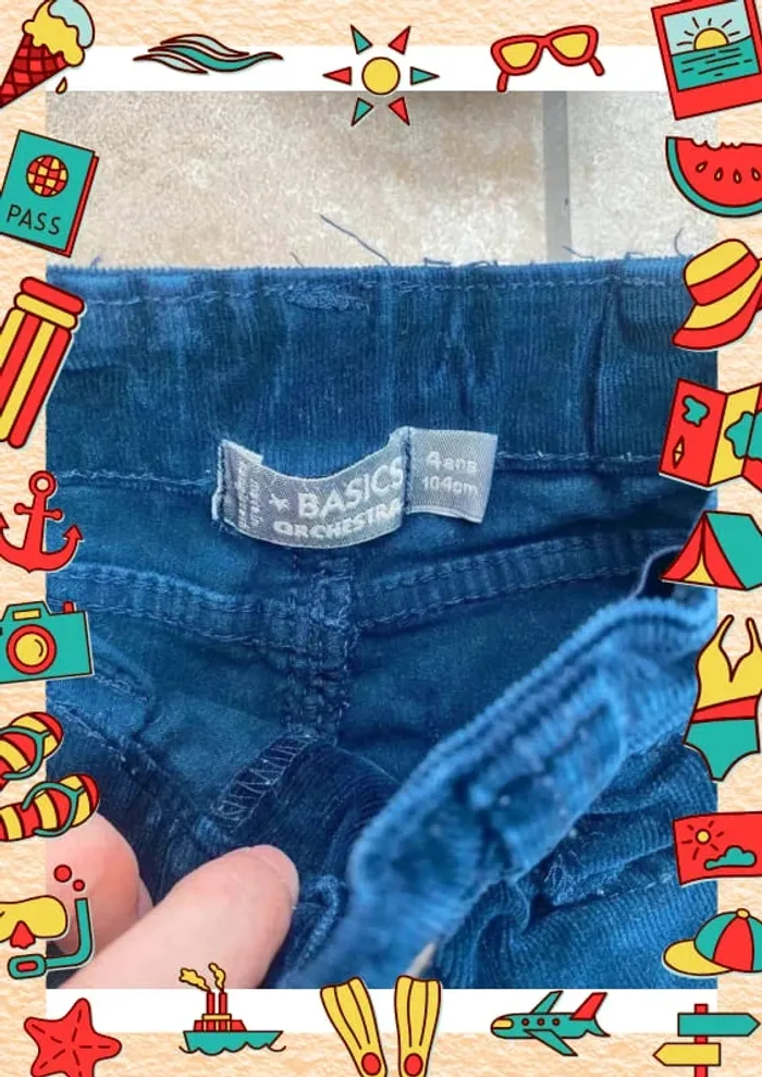 Pantalon bleu Orchestra 4 ans - photo numéro 4