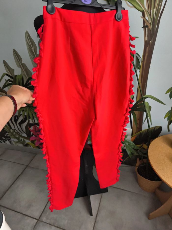 Pantalon rouge missguided 36 - photo numéro 6