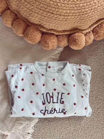 Pyjama Kiabi bleu avec coccinelles