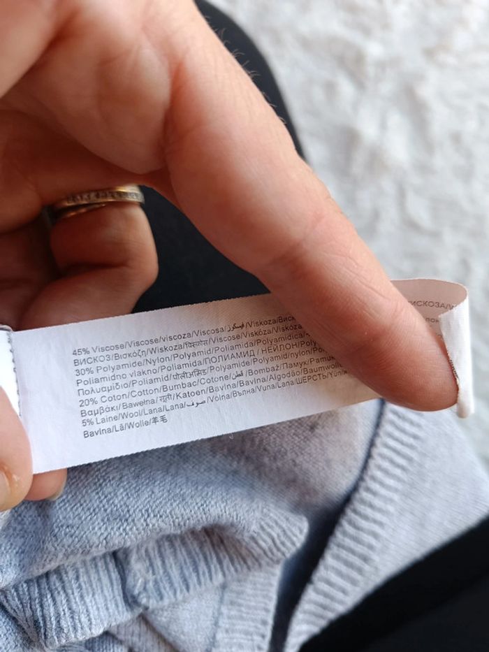 Robe pull manches longues hiver laine Fille 9 mois chat Tao - photo numéro 6