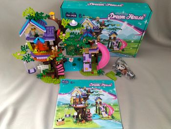 Jeu de construction - La cabane dans les arbres avec lumières - Complet 