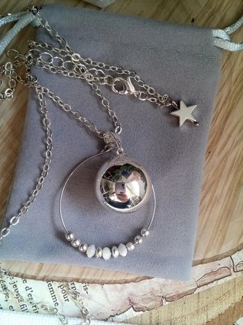 Magnifique bola argenté 🤍.