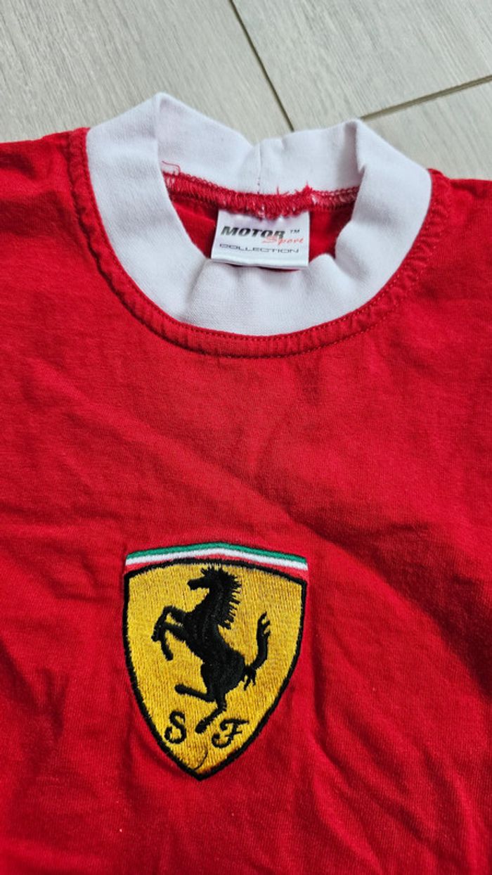 T shirt 3-4 ans Ferrari - photo numéro 2