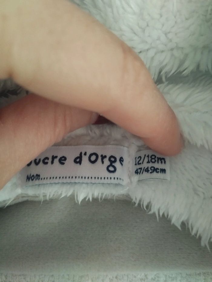 Bonnet ourson chaud Sucre d'orge 12/18 mois - photo numéro 3