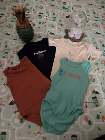 Lot bodies différentes marques 6 mois