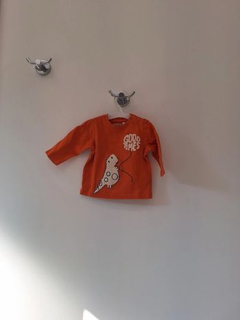 Haut maillot manches longues bébé garçon 3 mois